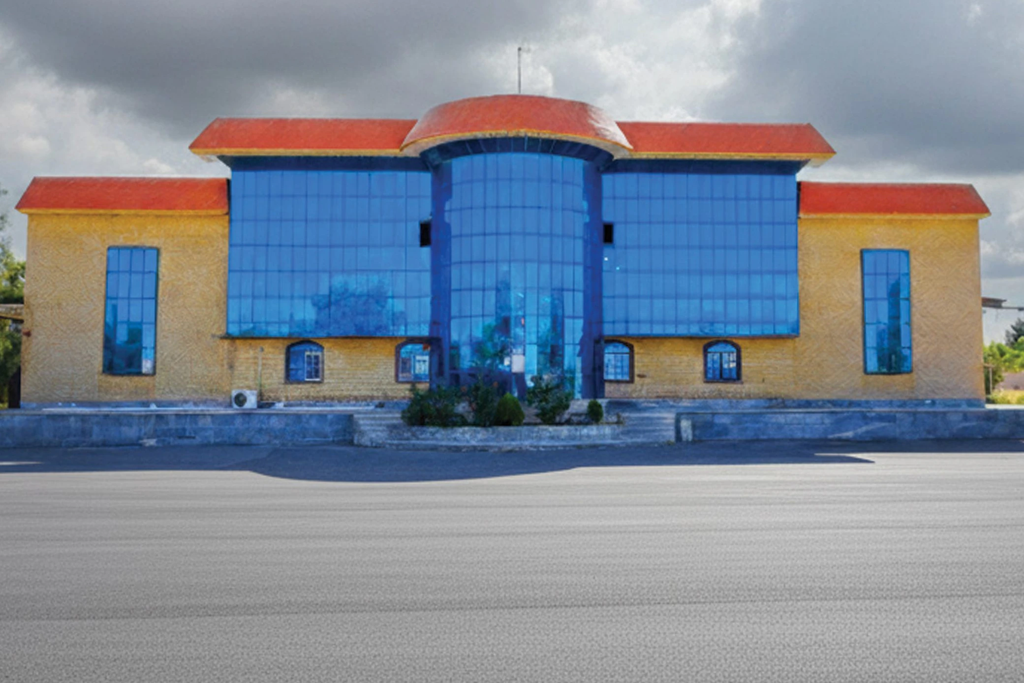 نمای کارخانهٔ لبنیران در قم